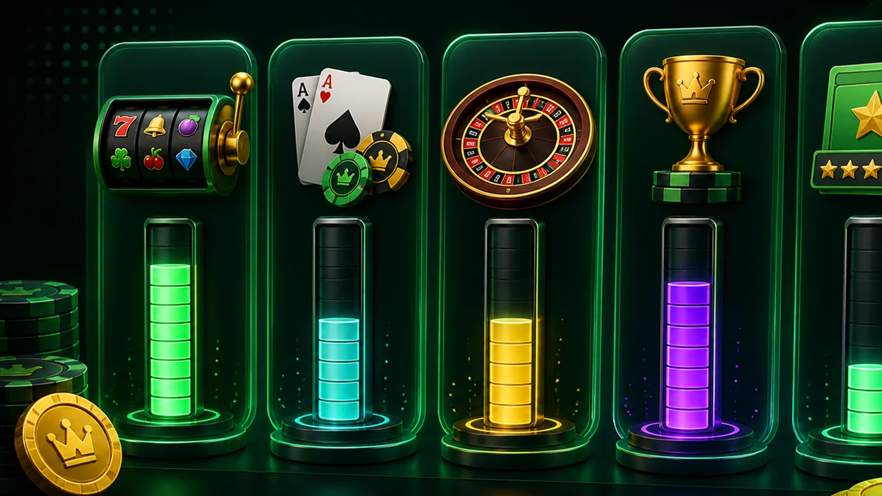 Tabla de aportación por categoría de juego durante el requisito de apuesta